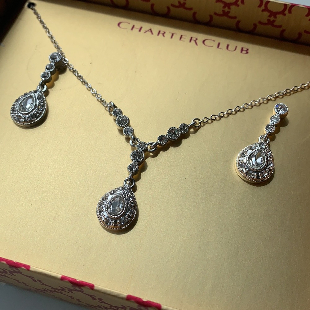 Charter Club Social Box Jewlery Set